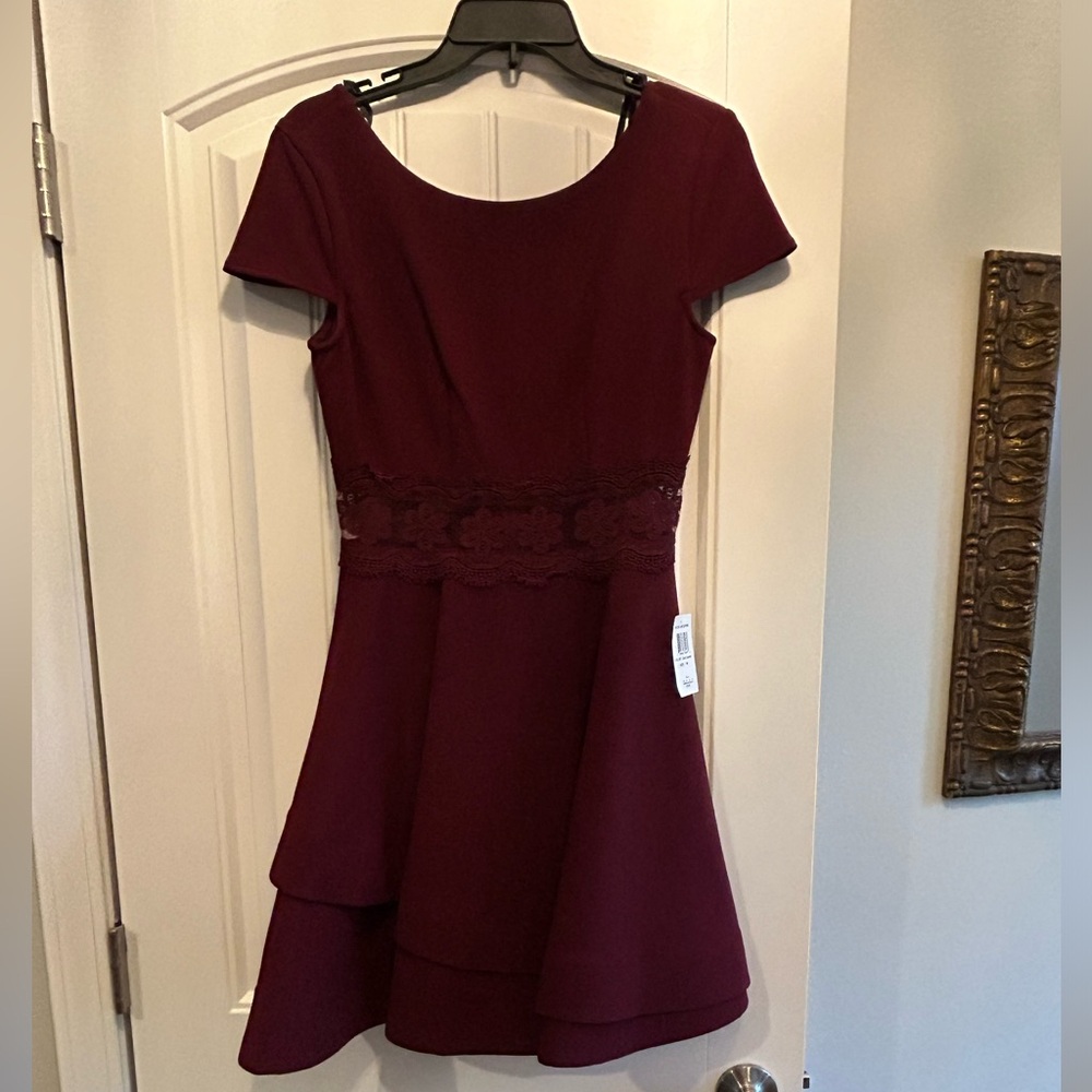 Red dress from Dillards!
